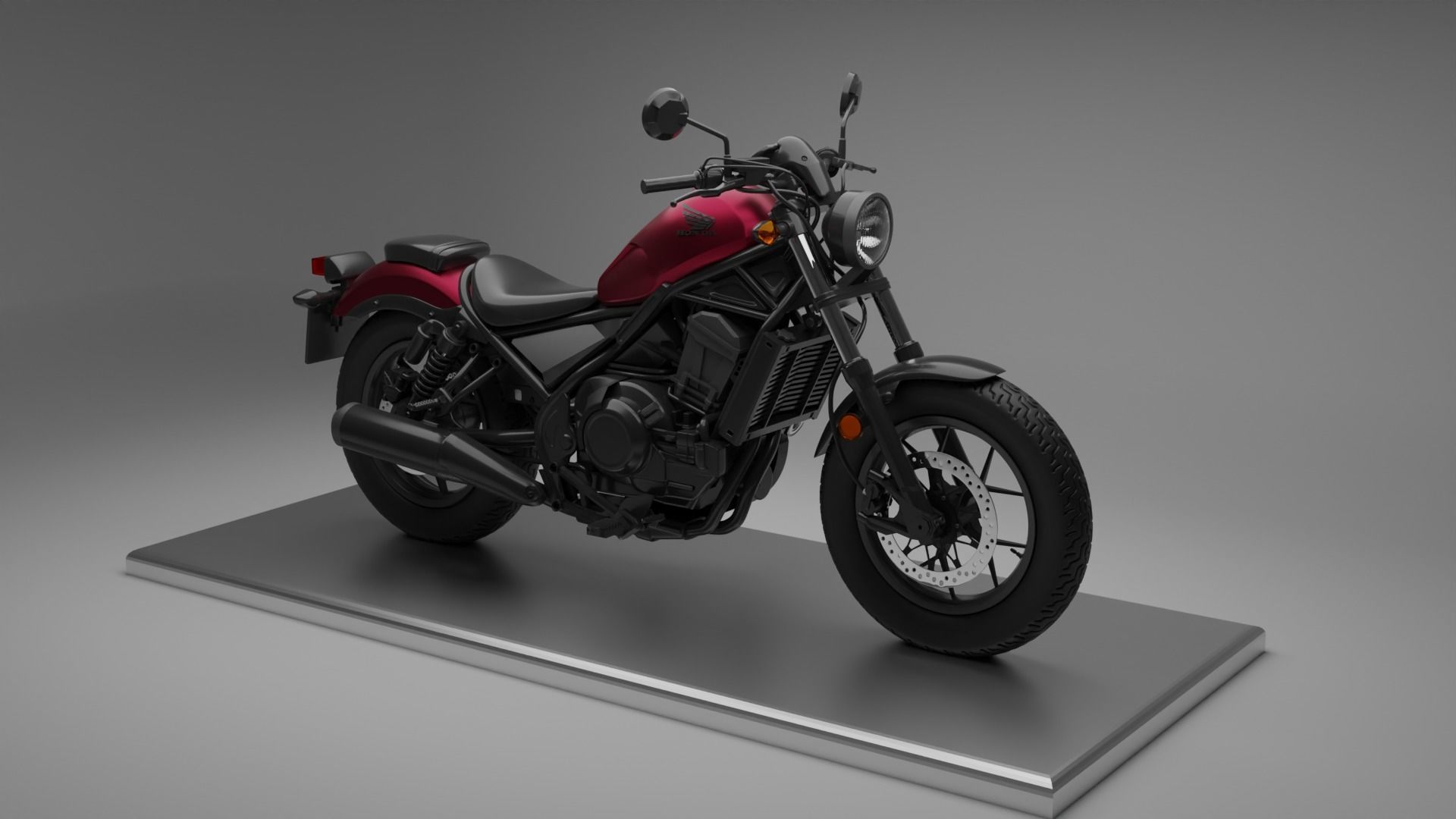 2022 Rebel 1100  3D model_4