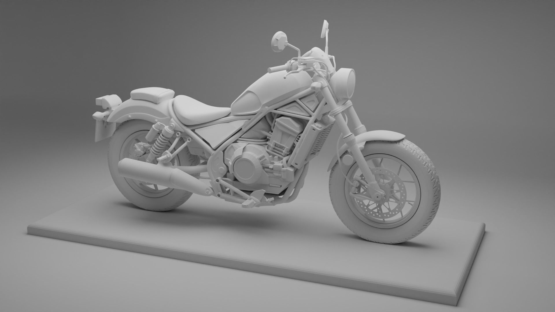 2022 Rebel 1100  3D model_6