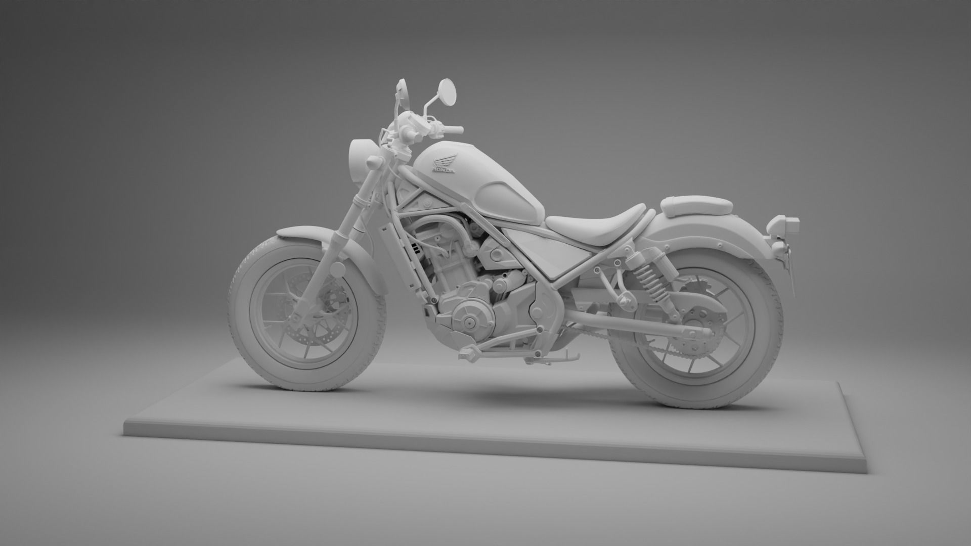2022 Rebel 1100  3D model_9