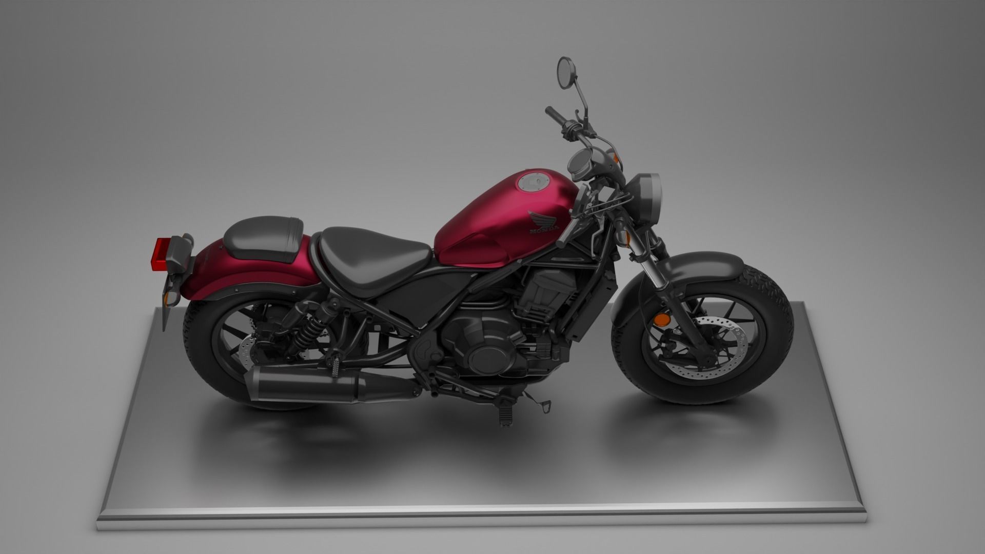 2022 Rebel 1100  3D model_2