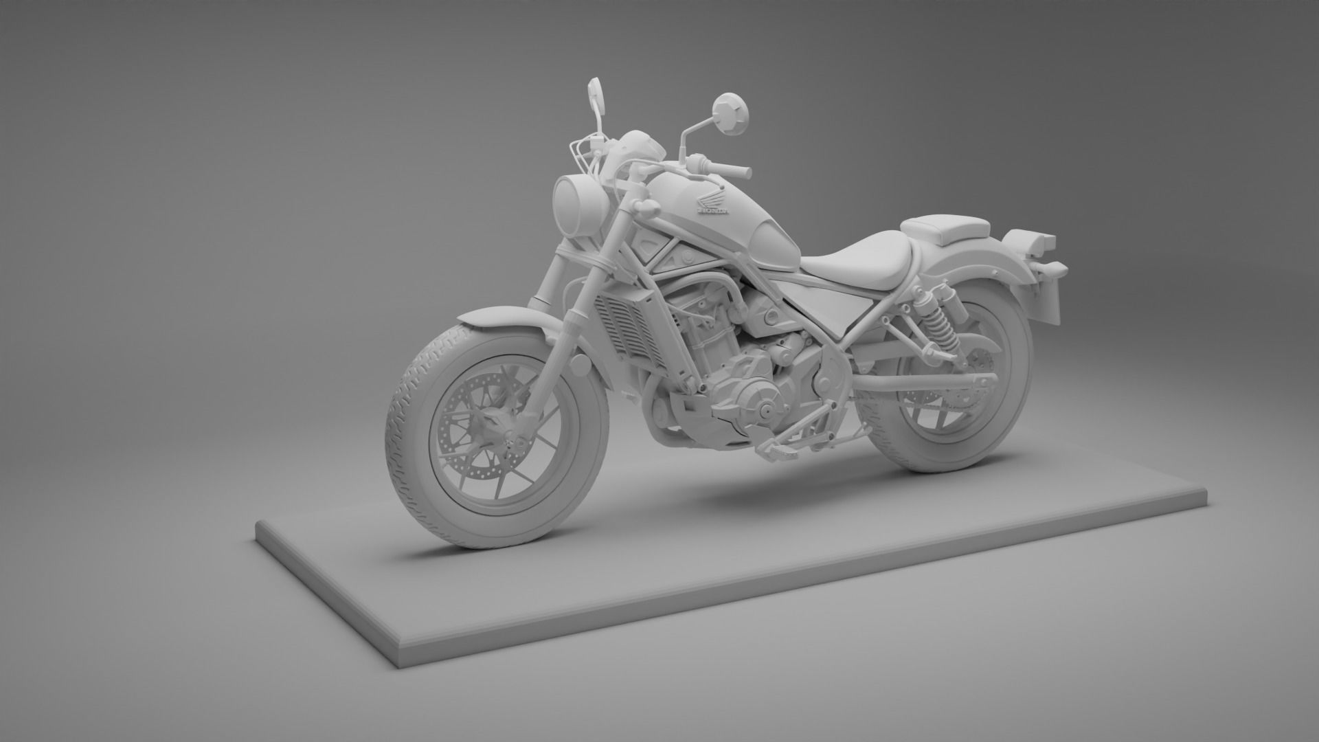 2022 Rebel 1100  3D model_5