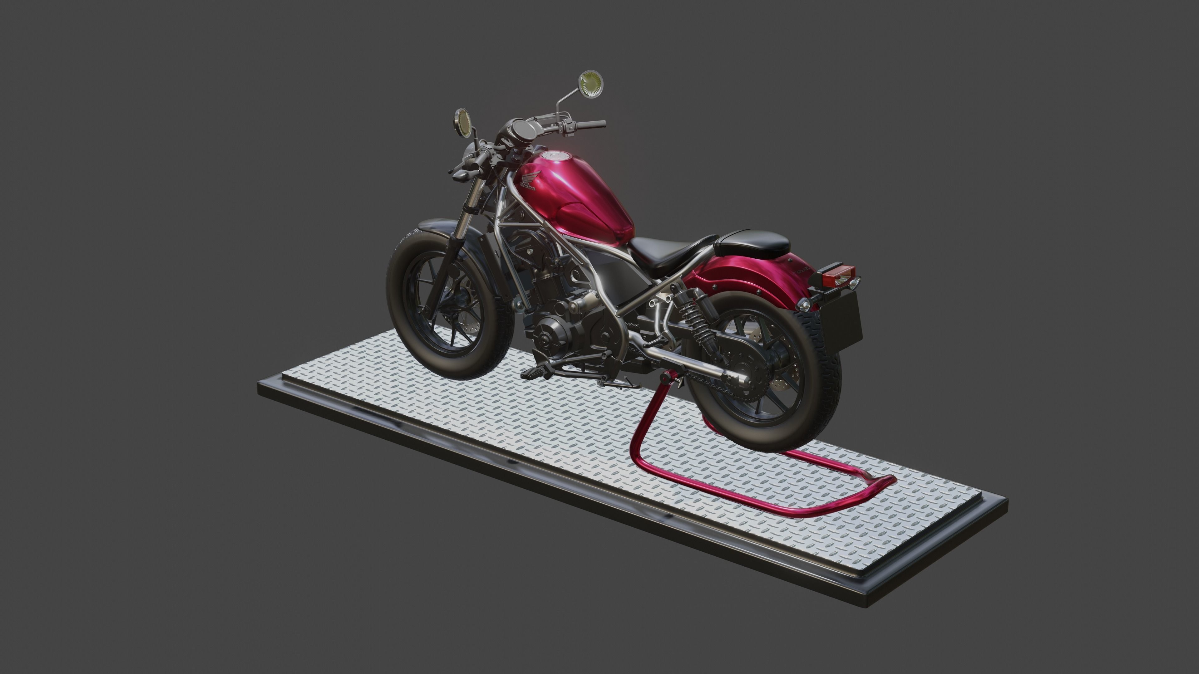 2022 Rebel 1100  3D model_17