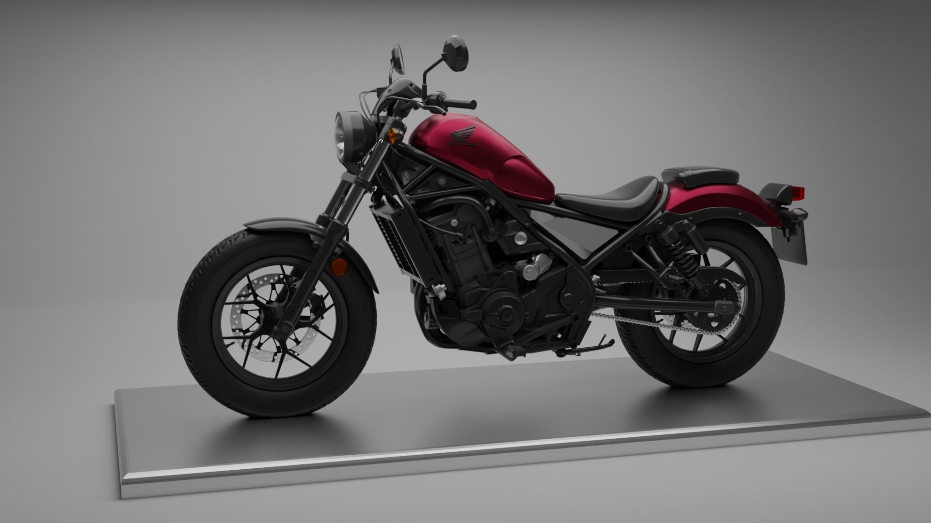 2022 Rebel 1100  3D model_1