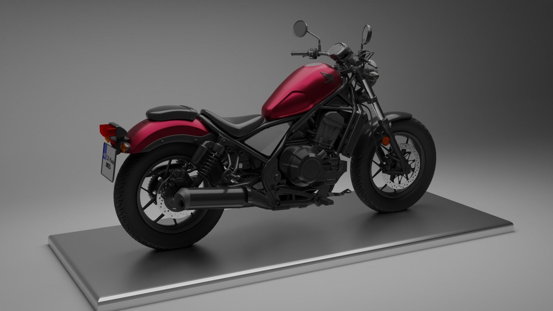 2022 Rebel 1100  3D model_3