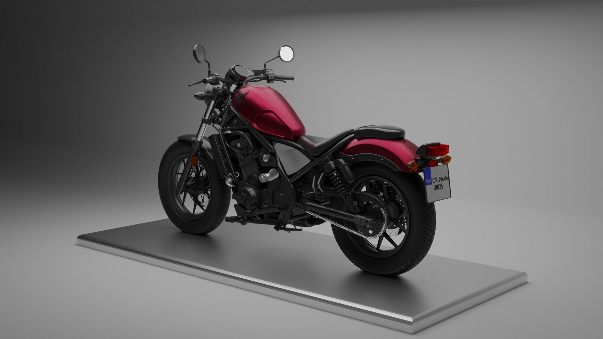 2022 Rebel 1100  3D model_10