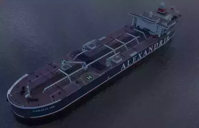 Oil Tanker Ship 3D model