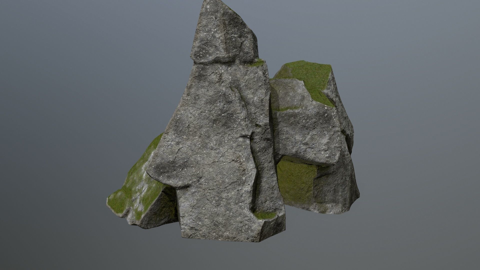 skull gate Low-poly 3D model_9