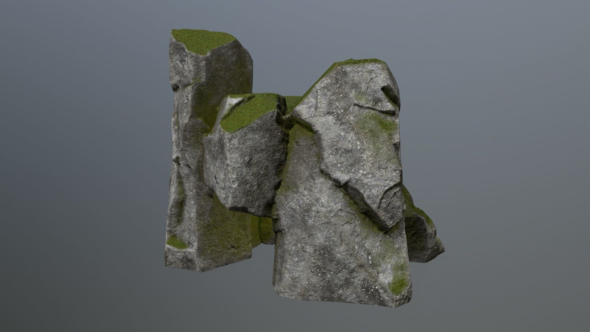 skull gate Low-poly 3D model_7