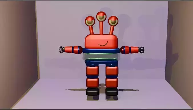 3D character Robot Robie