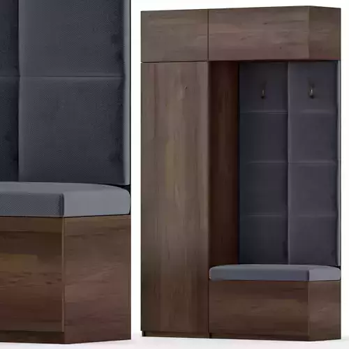 Hallway 8 with 2 materials