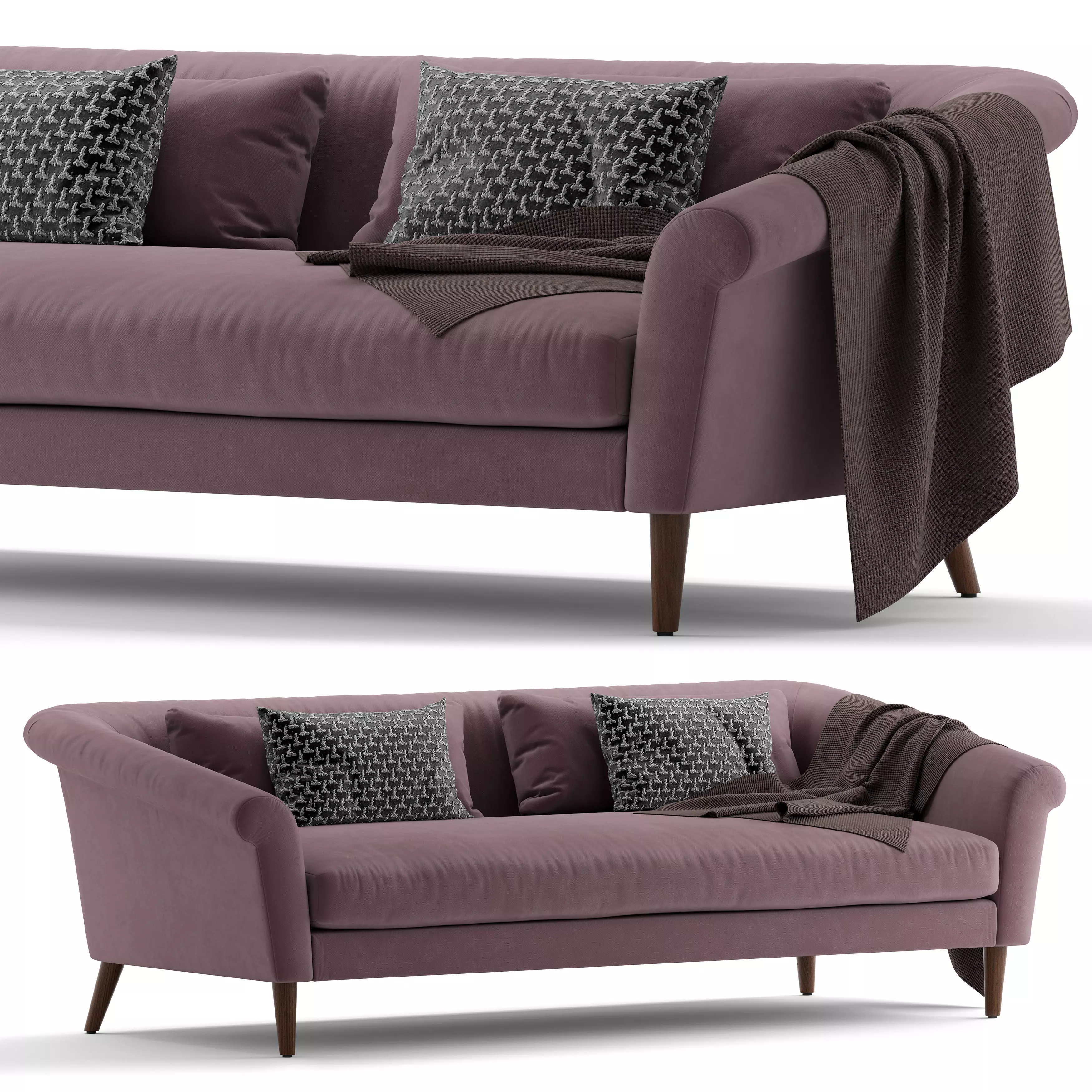 West Elm Parlor Sofa 3D model