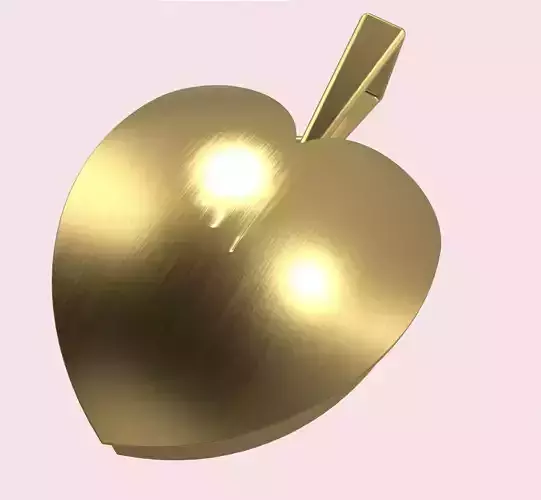 Double heart pendant 