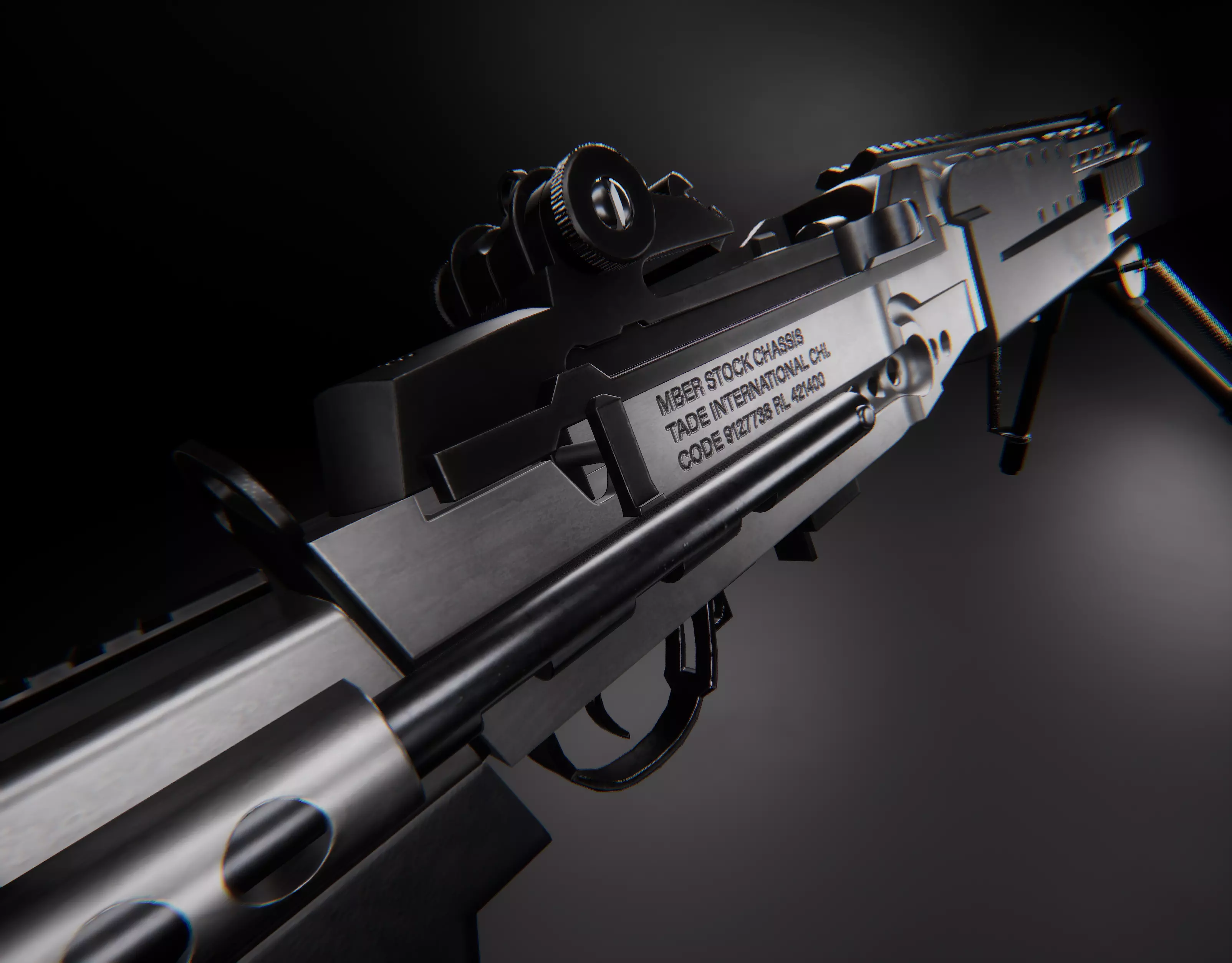 AAA MK14 Game Ready PBR Low-poly 3D model