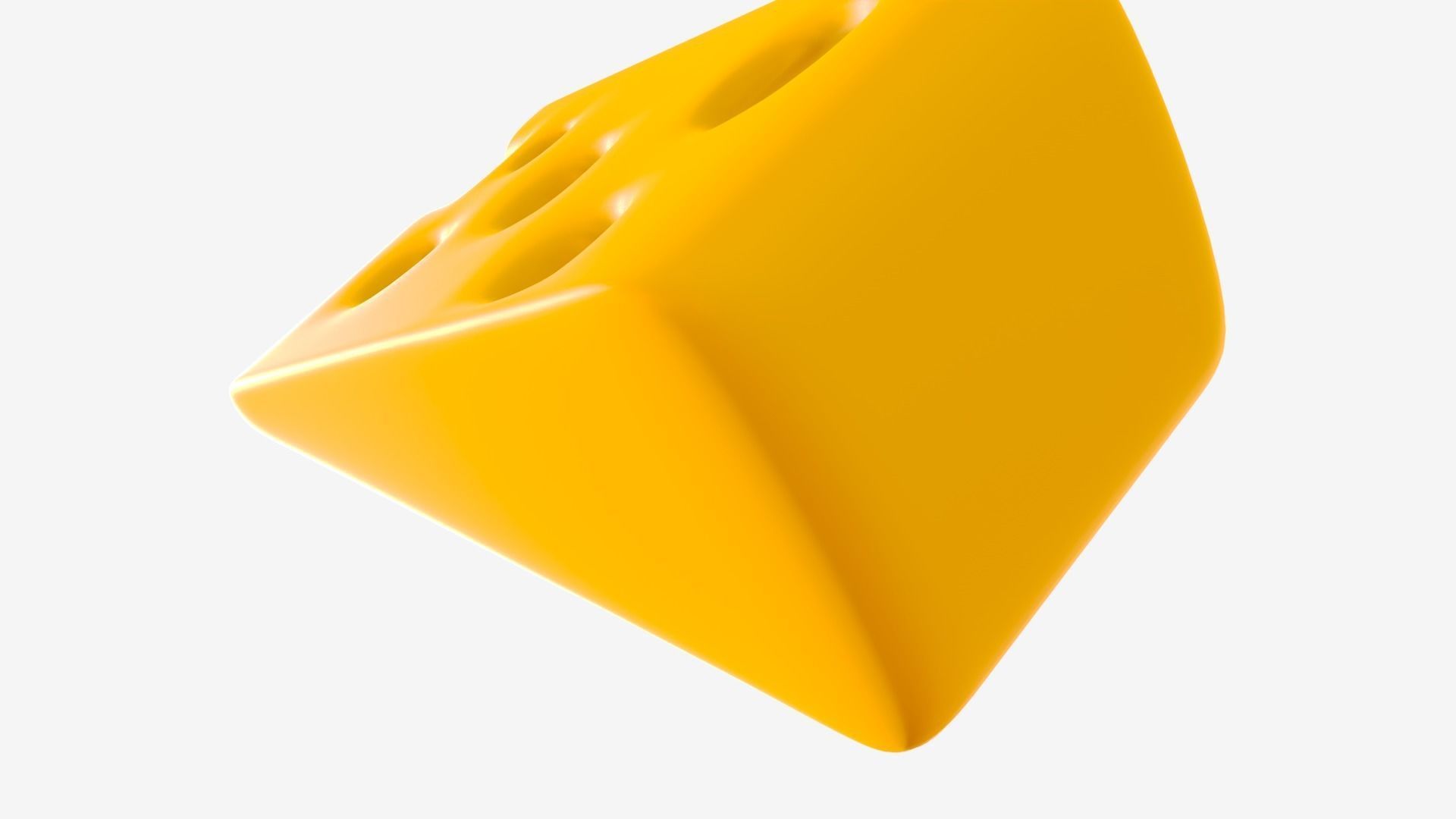 Toon Cheese 3D model_3