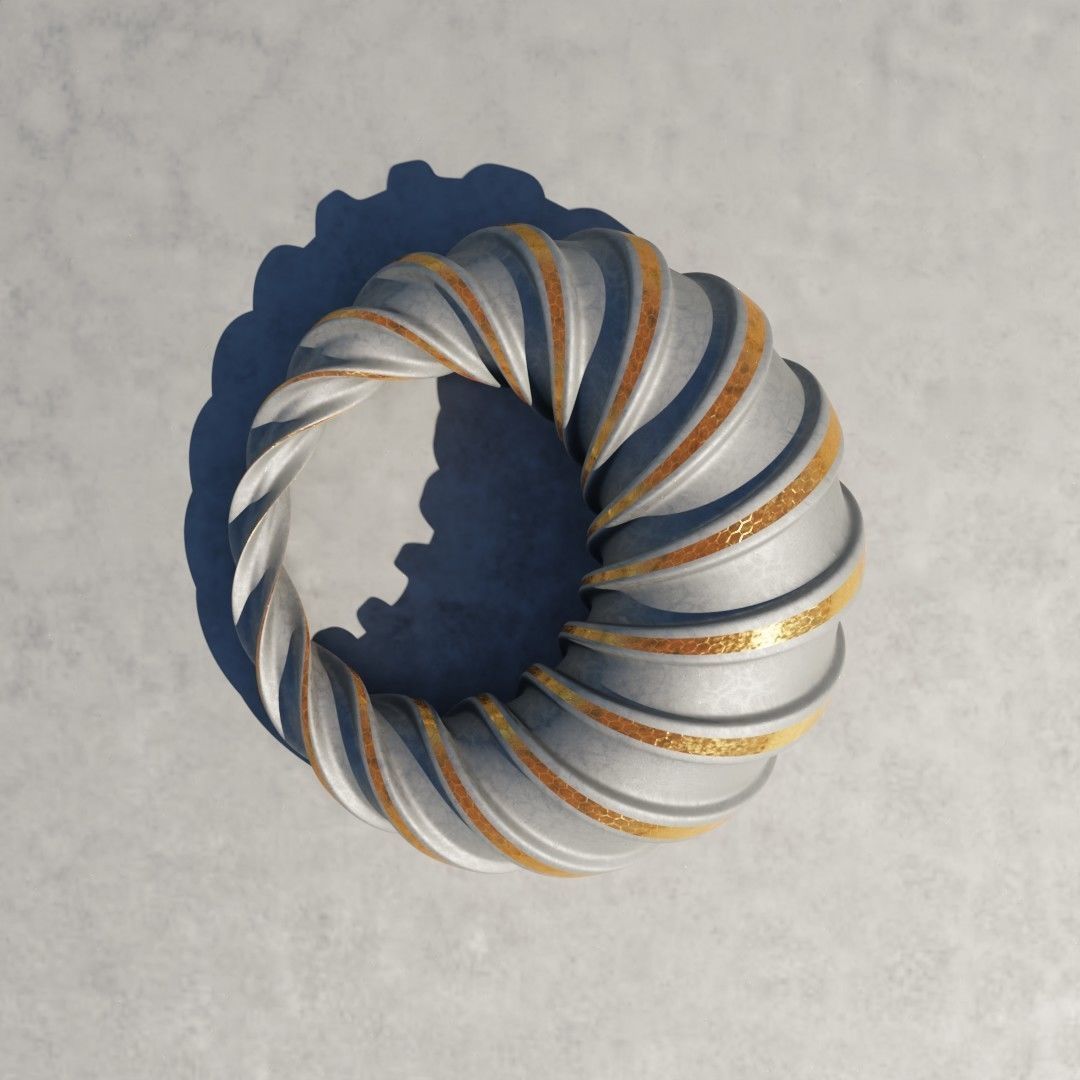 Duplin Cyclide 3D print model_4