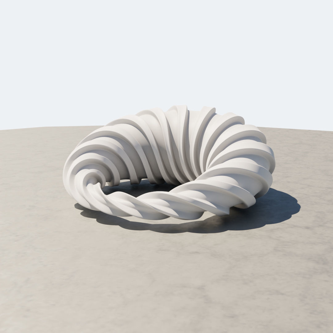 Duplin Cyclide 3D print model_6