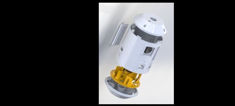 CASE FOR GNSS RECEIVER 3D print model_2