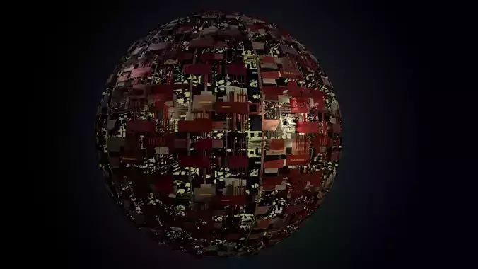 Sci-fi texture without modeling only texture PBR