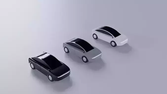 Uber 3d Car 3D model