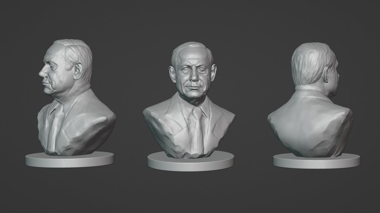 Benjamin Netanyahu 3D print model_5