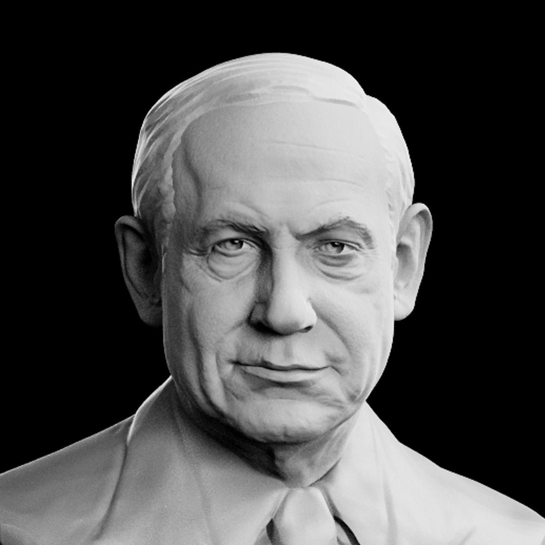 Benjamin Netanyahu 3D print model_1