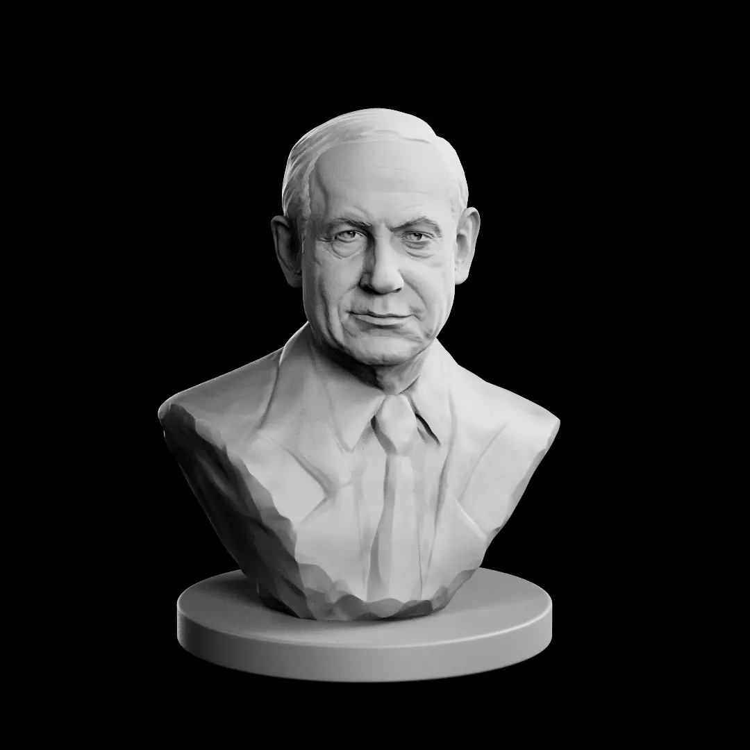 Benjamin Netanyahu 3D print model_0