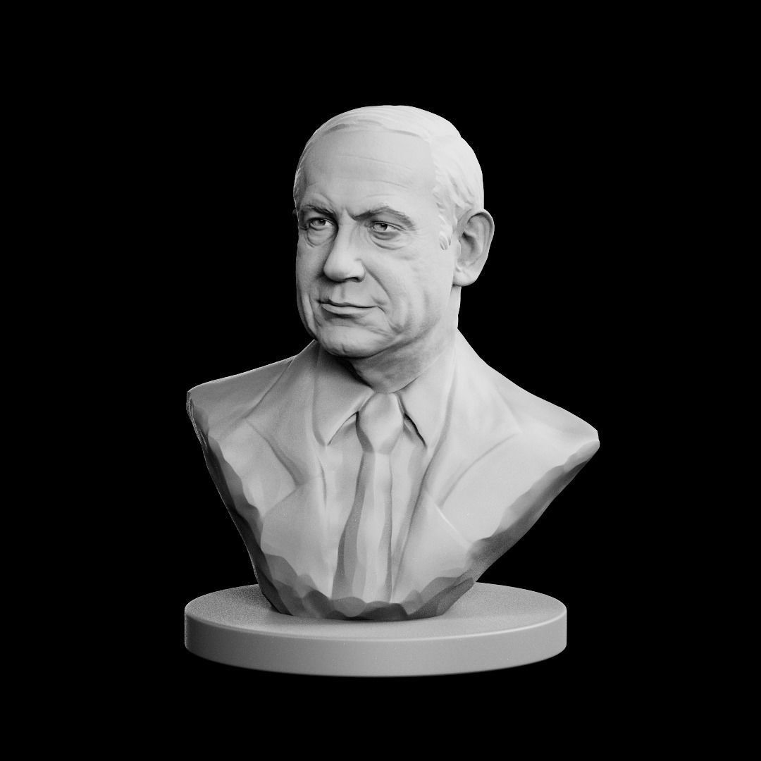 Benjamin Netanyahu 3D print model_2