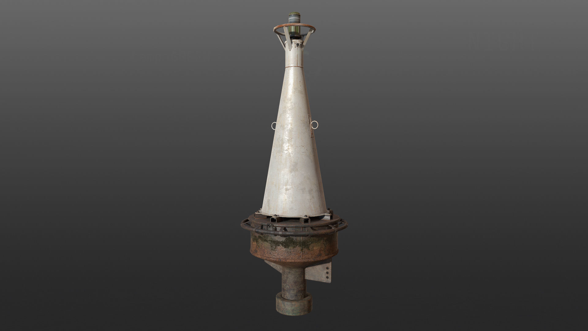 Buoy River RB-6-01 Left Side Mark Low-poly 3D model_14
