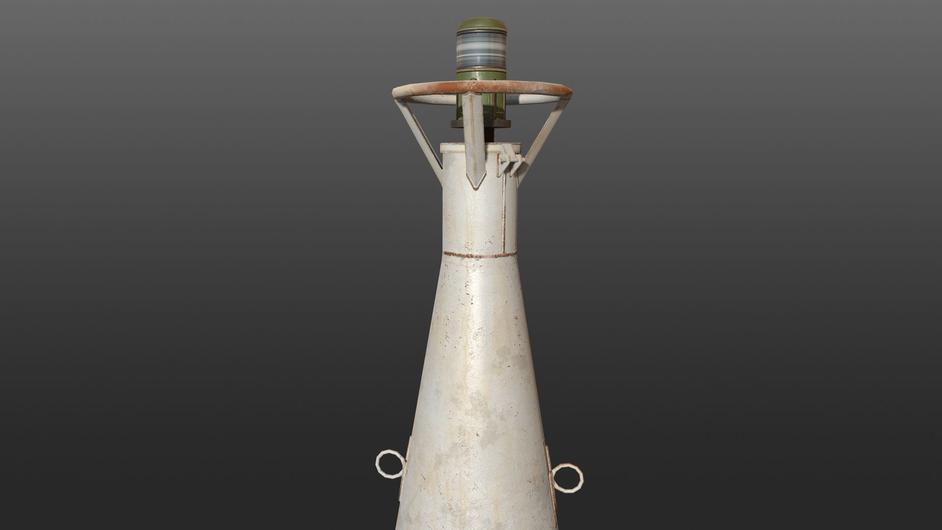 Buoy River RB-6-01 Left Side Mark Low-poly 3D model_19