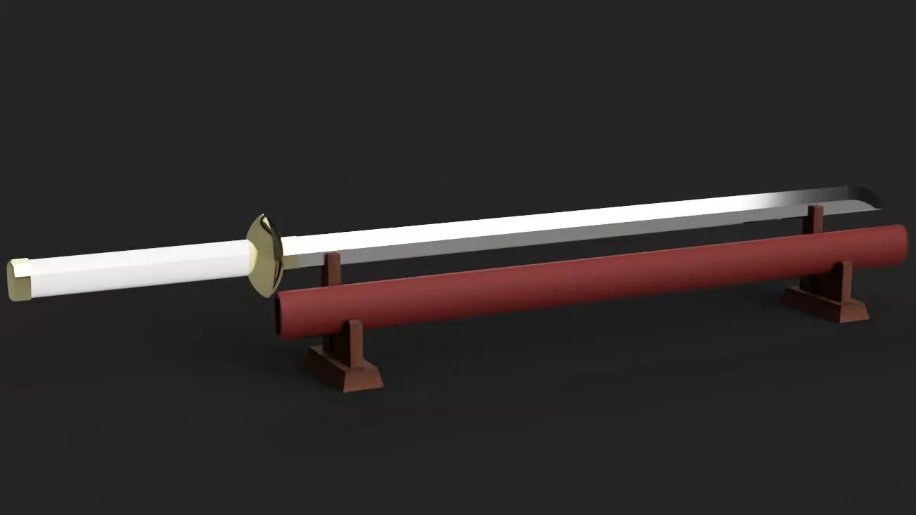 Boruto - Sasuke Sword - Scabbard - Stand 3D print model_0