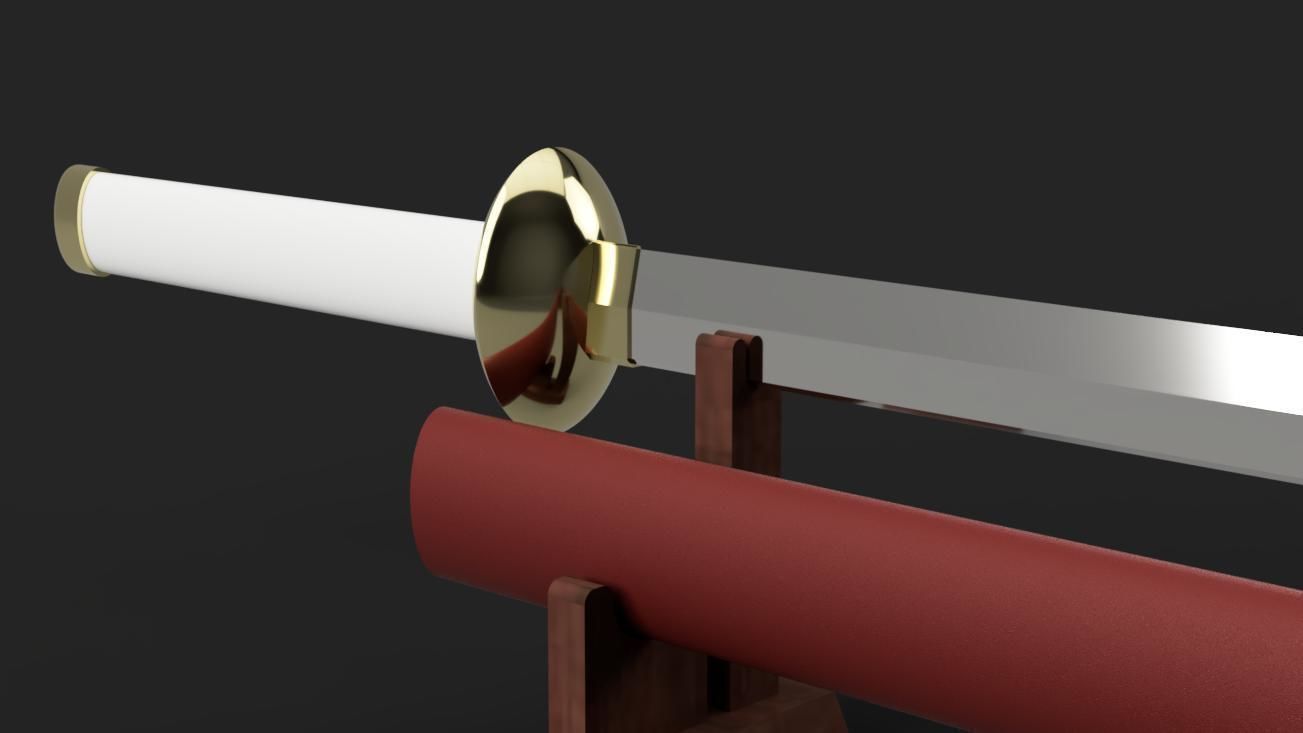 Boruto - Sasuke Sword - Scabbard - Stand 3D print model_1