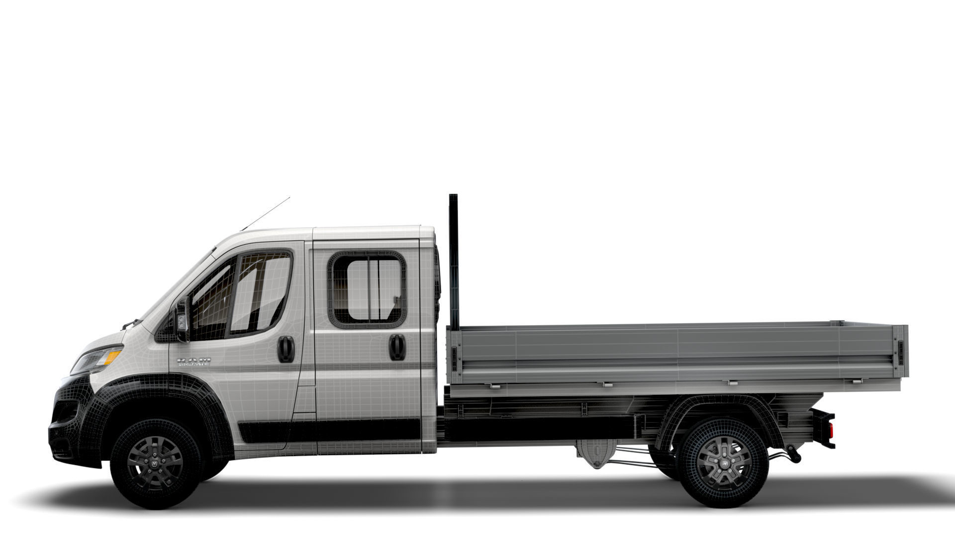 RAM Promaster Crew Cab Truck 2023 3D model_16