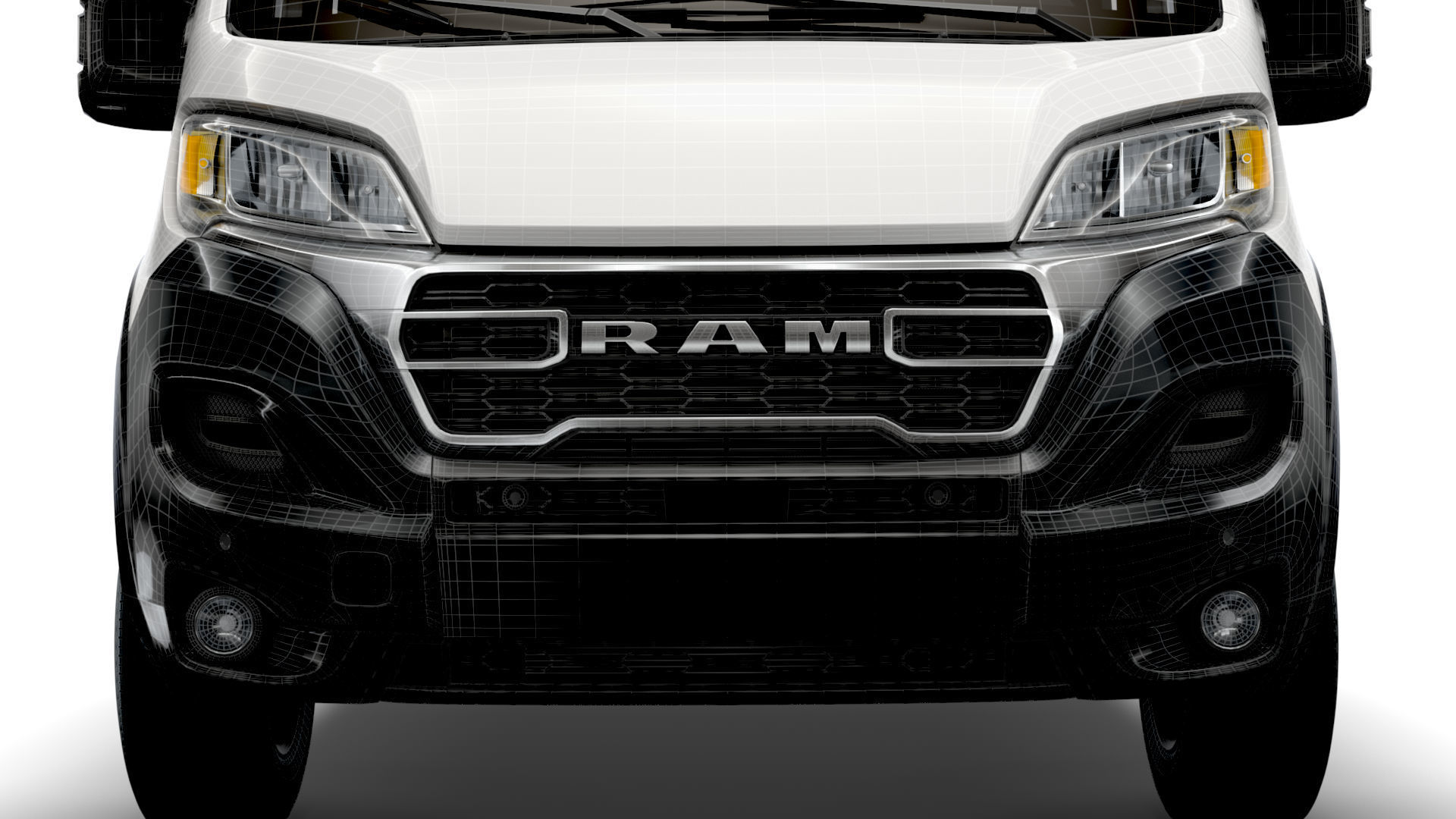 RAM Promaster Crew Cab Truck 2023 3D model_19