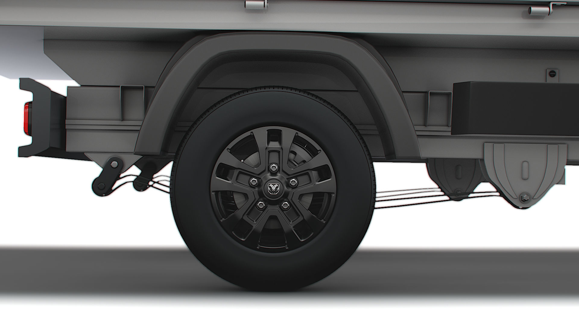 RAM Promaster Crew Cab Truck 2023 3D model_9