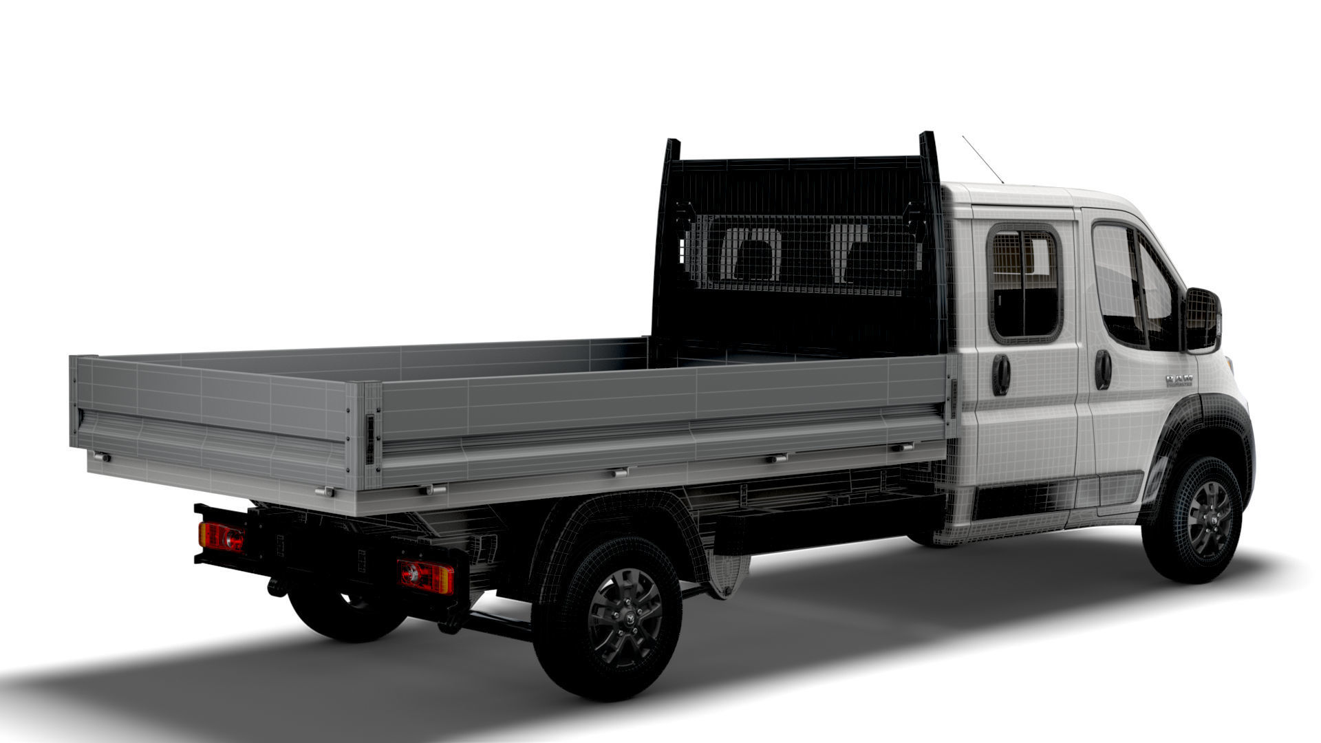 RAM Promaster Crew Cab Truck 2023 3D model_14