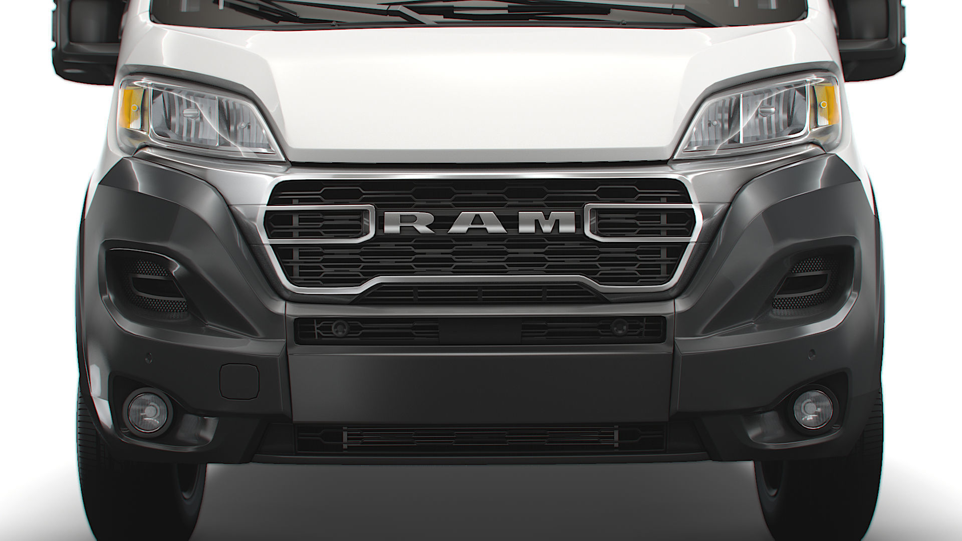 RAM Promaster Crew Cab Truck 2023 3D model_7