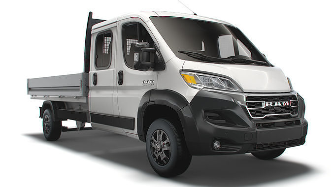RAM Promaster Crew Cab Truck 2023 3D model