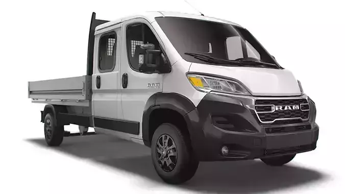RAM Promaster Crew Cab Truck 2023 3D model