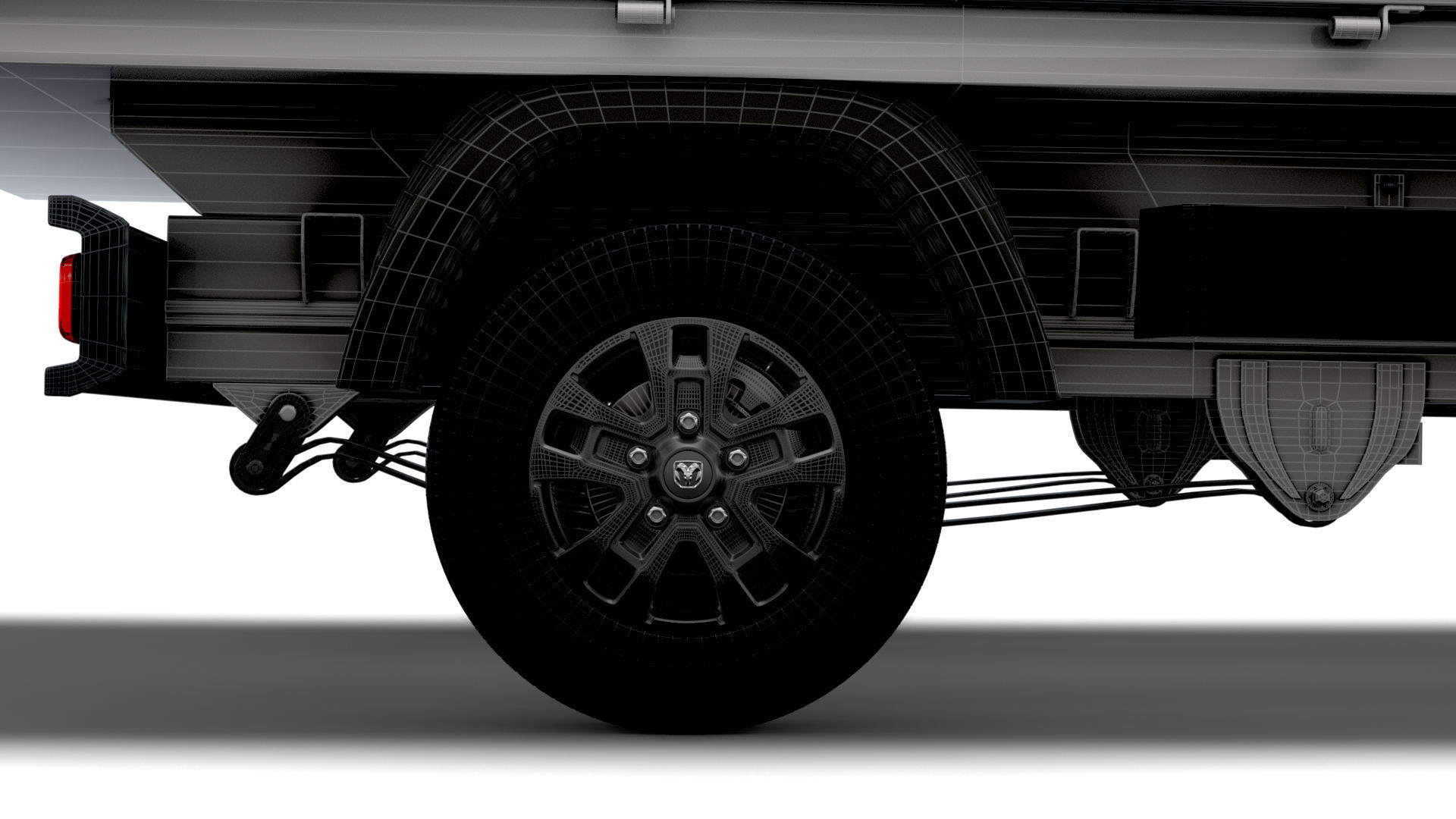 RAM Promaster Crew Cab Truck 2023 3D model_21