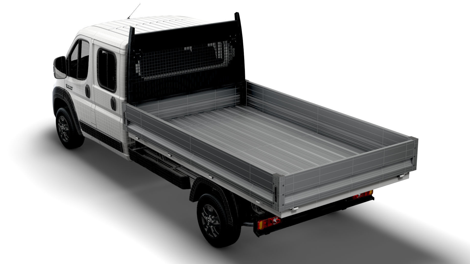 RAM Promaster Crew Cab Truck 2023 3D model_15