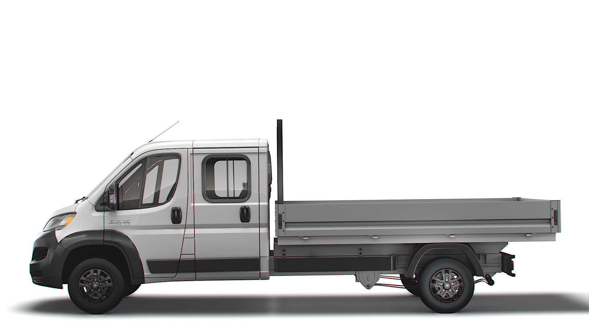 RAM Promaster Crew Cab Truck 2023 3D model_4