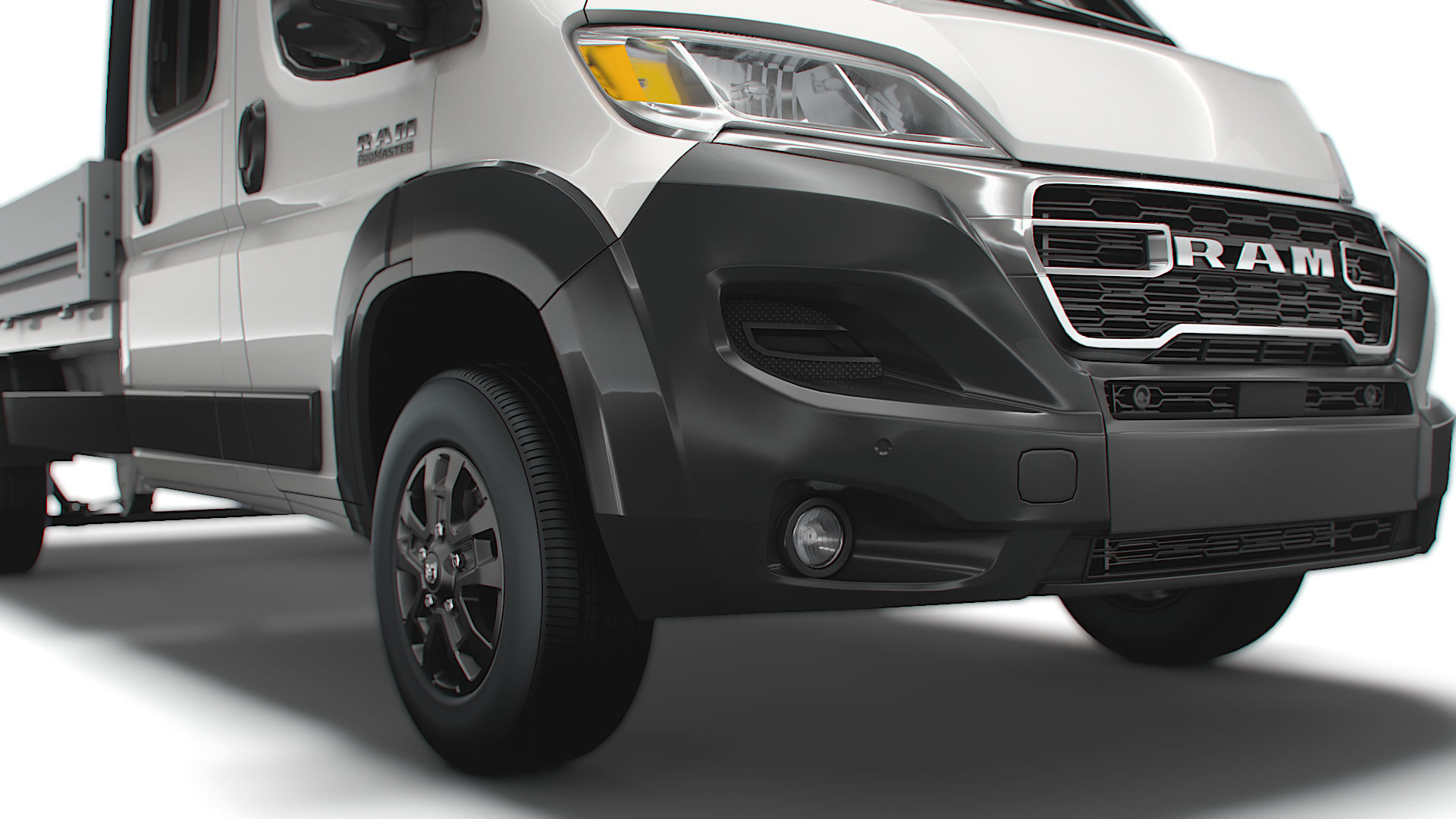 RAM Promaster Crew Cab Truck 2023 3D model_5