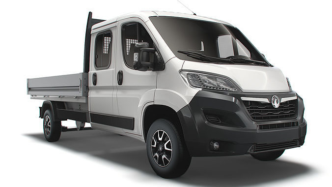 Vauxhall Movano Crew Cab Truck 2023 3D model