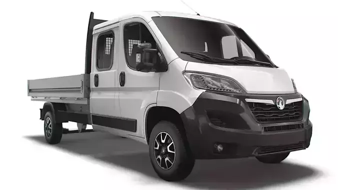 Vauxhall Movano Crew Cab Truck 2023 3D model