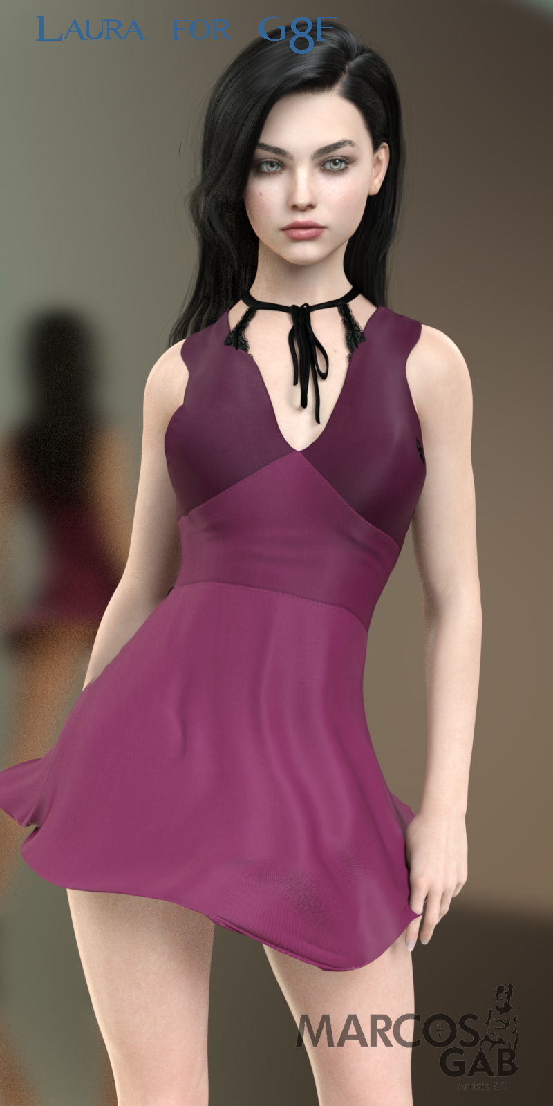 MGAB Laura for Genesis 8-1 Female 3D model_23