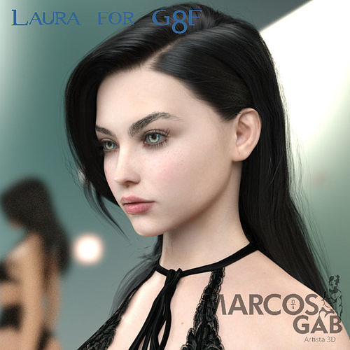 MGAB Laura for Genesis 8-1 Female 3D model