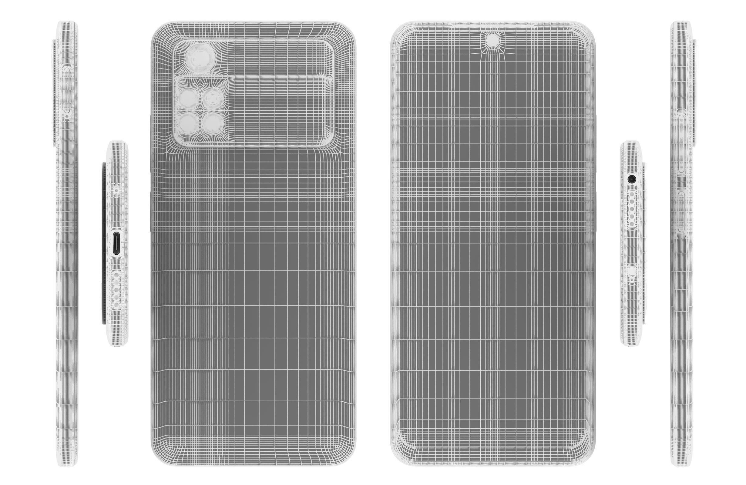 Xiaomi Poco M4 Pro All Colors 3D model_50