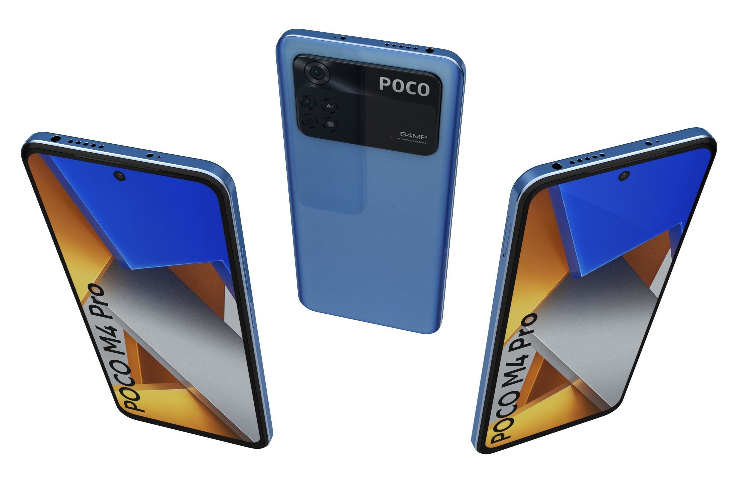 Xiaomi Poco M4 Pro All Colors 3D model_27