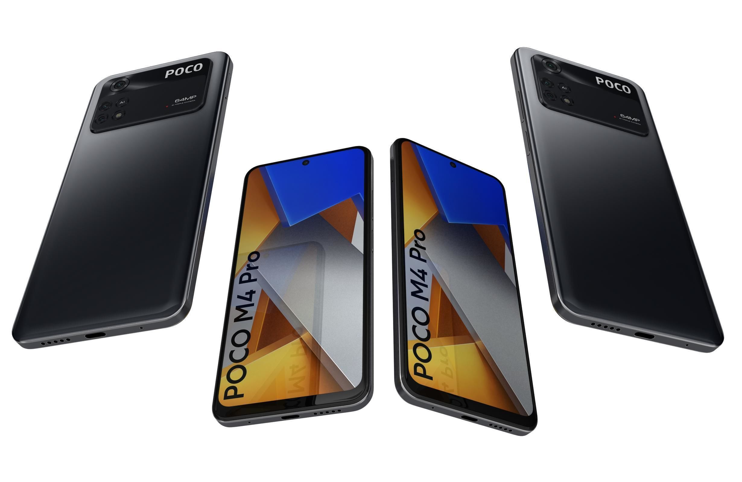 Xiaomi Poco M4 Pro All Colors 3D model_38