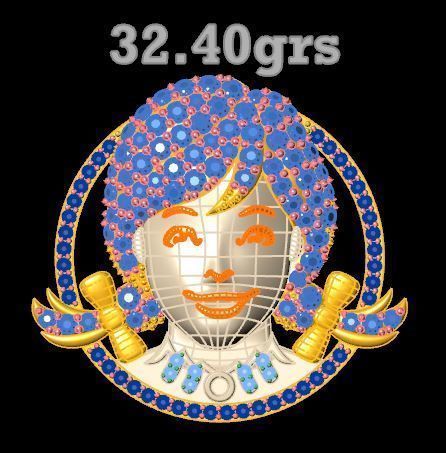 Wendys pin 3D print model_5